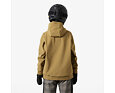 Dětská lyžařská softshellová bunda Helly Hansen Jr Powder Softshell Hoodie - sepia 3