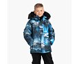 Dětská zimní bunda Huppa Ante navy pattern