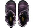 Dětské zimní boty Keen Puffrider WP sněhule - black plum/daiquiri green 2