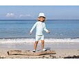 Dětské barefoot boty do vody Playshoes Surfbus 2 Dětské UV tričko Playshoes Surfbus - dlouhý rukáv Dětský UV klobouk Playshoes Surfbus oboustranný Dětský plavecký set s UV Playshoes Surfbus