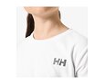 Dětské funkční UV tričko Helly Hansen Jr Tech LS Crew dlouhý rukáv - white 3
