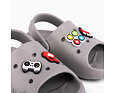 Dětské sandály Coqui Maya mid. grey + amulety 2