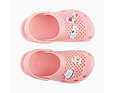Dětské sandály Coqui Lindo baby pink rainbow + amulety 2