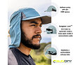 UV kšiltovka s plachetkou VaporLite Cape Cap