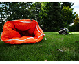 Dětský spací pytel Boll Patrol Lite orange ROSTOUCÍ oranžový - levý (pro praváky) 5