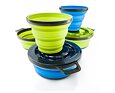 Skládací miska s víkem GSI Outdoors Escape Bowl + Lid 650ml green set