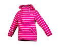 Dětská bunda do deště Huppa Jackie s fleecem fuchsia