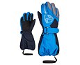 Dětské zimní rukavice Ziener Lauro AS persian blue/dark navy - prstové s poutkem