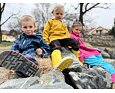 Dětské kalhoty do deště Playshoes s fleecem turquoise 8
