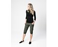 Dámské outdoorové 3/4 kalhoty Drexiss khaki 2