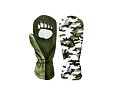 Dětské softshellové rukavice Wamu Maskáč - khaki palčáky