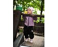 Dětská pletená čepice Little Angel s bambulí a knoflíky Outlast ® - sv. šedá 3