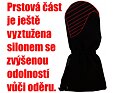 Zimní softshellové rukavice Fantom Srdíčka s reflexním potiskem - sněhové palčáky růžové 4