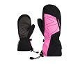 Dětské zimní rukavice Ziener Lavalino AS AW Jr black fuchsia pink - palčáky