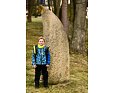 Dětská fleecová mikina Wamu Bagr - modrá 5
