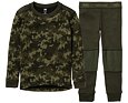 Dětské termoprádlo Helly Hansen Graphic LIFA® Merino Wool set - utility green camo 10