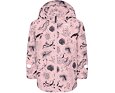 Dětská nepromokavá bunda Didriksons Norma ocean soft pink - ROSTOUCÍ 6