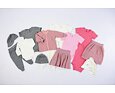 Dětská kolová sukně Little Angel Kytičky - starorůžová 6