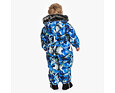 Dětská zimní kombinéza Huppa Ottis blue pattern 3