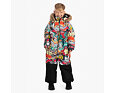 Dětská zimní kombinéza Huppa Wille 2 red pattern / black