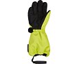 Dětské zimní rukavice Ziener Lauro AS black/lime - prstové 3
