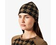 Zimní čepice s merinem Helly Hansen Lifa merino beanie - sepia houndstooth aop 3