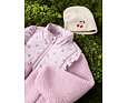 Dětská fleecová mikina Name It Minna teddy - keepsake lilac 2