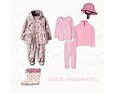 Dětský outfit do deště Name It Labutě 2