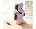 Dětské plavky/kostýmek Splash About Happy Nappy s volánky Lilac Spring Frills8