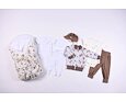 Dětské UV body Little Angel Outlast® tenké KR - bílá káva 3