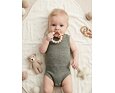 Dětské body s merinem Name It tílko Wax - dried sage 5