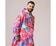 Festivalové poncho pro dospělé Mac in a Sac tie dye 15