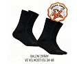 Tenké vlněné ponožky Craft 2 pack Wool Line černé