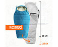 Dětský rostoucí spací pytel Deuter Little star wave-bone do 130 cm
