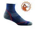 Nízké funkční ponožky s merinem Darn Tough Light Hiker 1/4 Lightweight with Cushion - denim