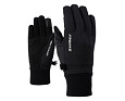 Dětské softshellové rukavice Ziener Lidealist GWS Touch Jr black - prstové