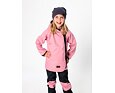 Dětský softshellový kabát Drexiss Old Pink antracit