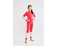 Dětské termoprádlo Set Craft Baselayer junior červená s růžovou 2