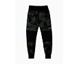 Dětské softshellové kalhoty Drexiss s fleecem army-black