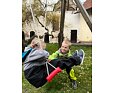Dětské softshellové kalhoty Fantom do nápletu s fleecem černé jaro 2
