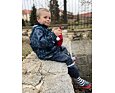 Dětské kalhoty do deště Playshoes s fleecem modré 4