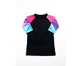 Dámské funkční tričko Drexiss CoolMax shapes - pink dlouhý rukáv 5