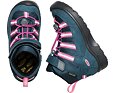 Dětské boty Keen Hikeport 2 Sport Mid WP Blue wing teal/fruit dove 11