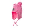 Dětská zimní pletená čepice Huppa Mila light pink 2