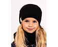 Dětská pletená čepice Unuo Warm černá 2