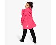 Dívčí nepromokavý kabát Huppa Janelle parka fuchsia 40g 2