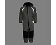 Dětská softshellová kombinéza Huppa Adal dark gray/black 8