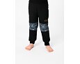 Dětské softshellové kalhoty Promaledobrodruhy bez zateplení black/grey