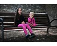Dětské legíny Little Angel smyk Outlast® Pivoňky - růžové 3