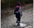 Dětská softshellová kombinéza Wamu s fleecem Lišky - tm. modrá 7